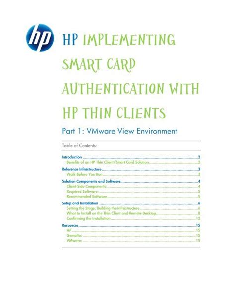 Hp MFP Smart Card authentication 